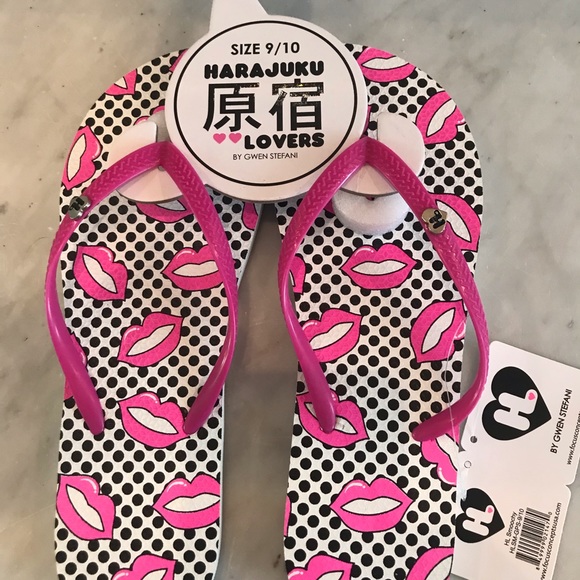 Harajuku Lovers by Gwen Stefani Flip Flops SMOOCH - Picture 3 of 7